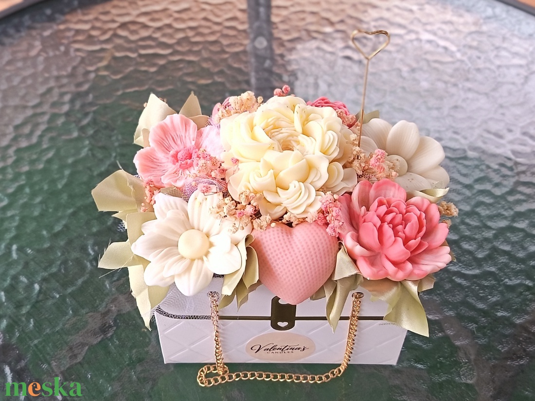 Anyák napi virágbox - otthon & életmód - virágdekoráció - virágok - virágbox - Meska.hu