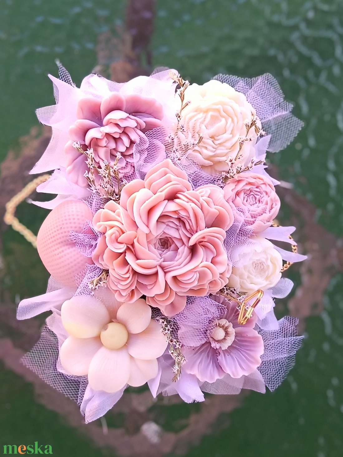 Anyák napi virágbox - otthon & életmód - virágdekoráció - virágok - virágbox - Meska.hu