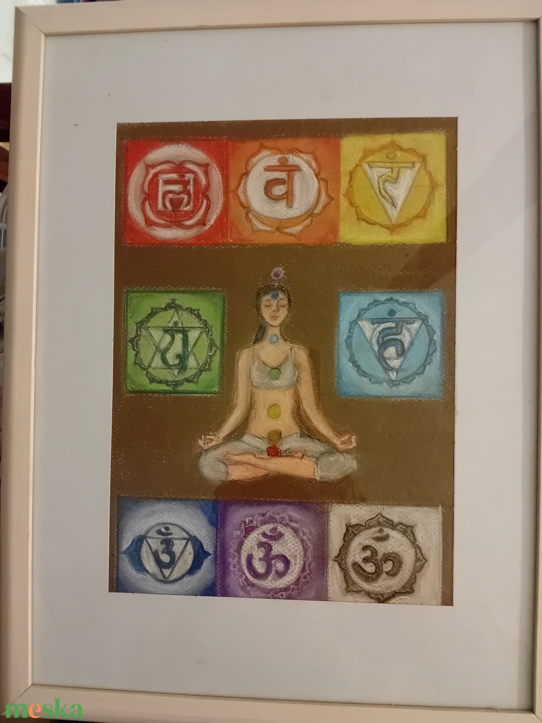 Meditáció - művészet - festmény - pasztell - Meska.hu Meditáció - művészet - festmény - pasztell - Meska.hu