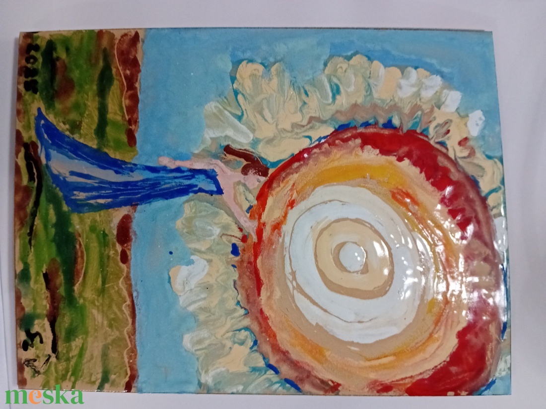 Tűzzománc festmény  - művészet - festmény - tűzzománc - Meska.hu