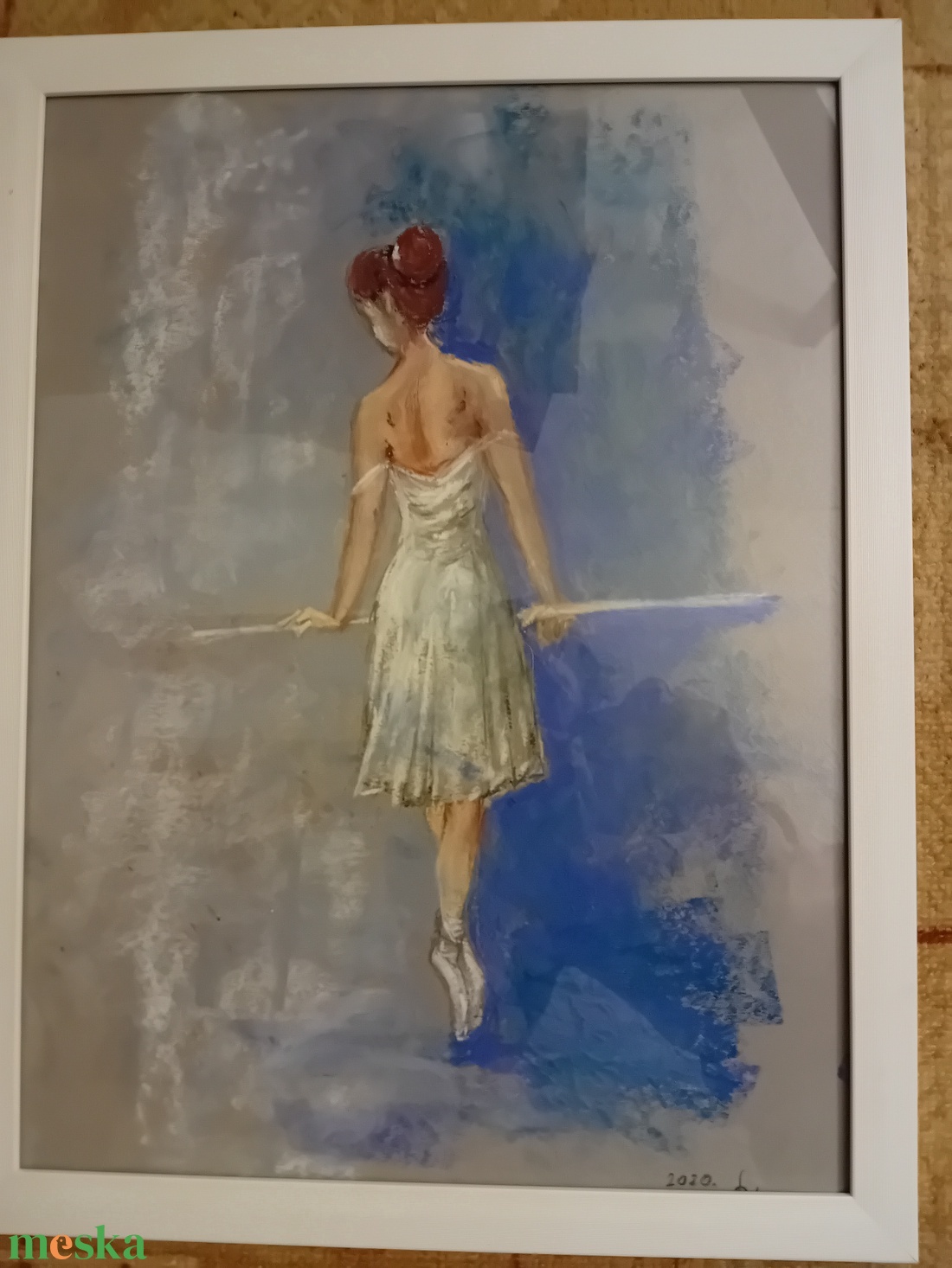 Balerina - művészet - festmény - pasztell - Meska.hu
