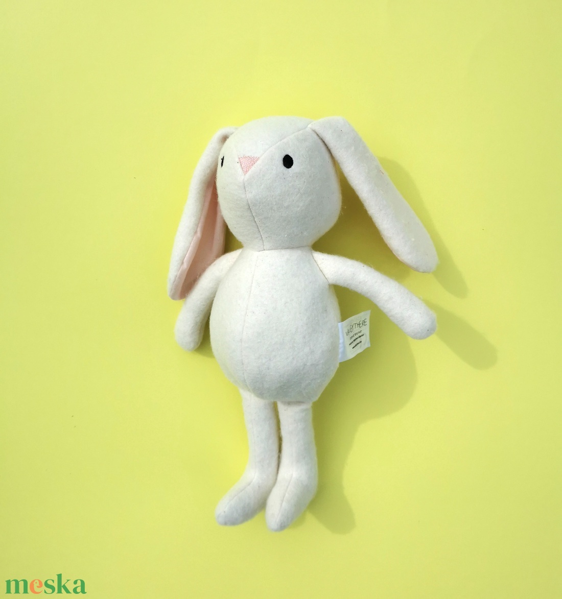 Nyuszi Papa, Öltöztethető baba, 32 cm - játék & sport - plüssállat & játékfigura - nyuszi - Meska.hu