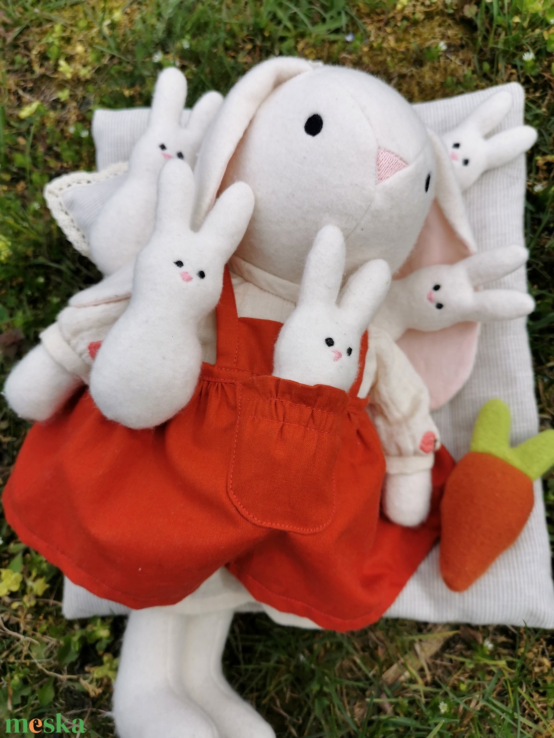 5 db pihe-puha Baba nyuszi, 10 cm - játék & sport - plüssállat & játékfigura - nyuszi - Meska.hu
