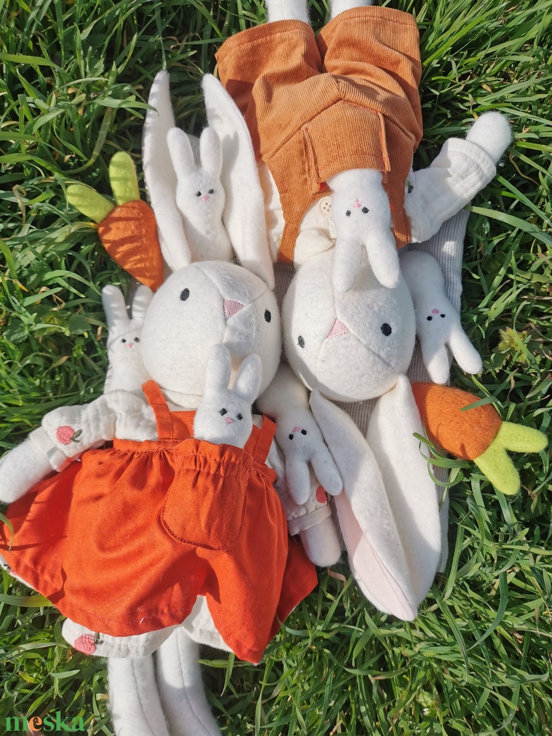 Nyuszi Mama, 32 cm - játék & sport - plüssállat & játékfigura - nyuszi - Meska.hu