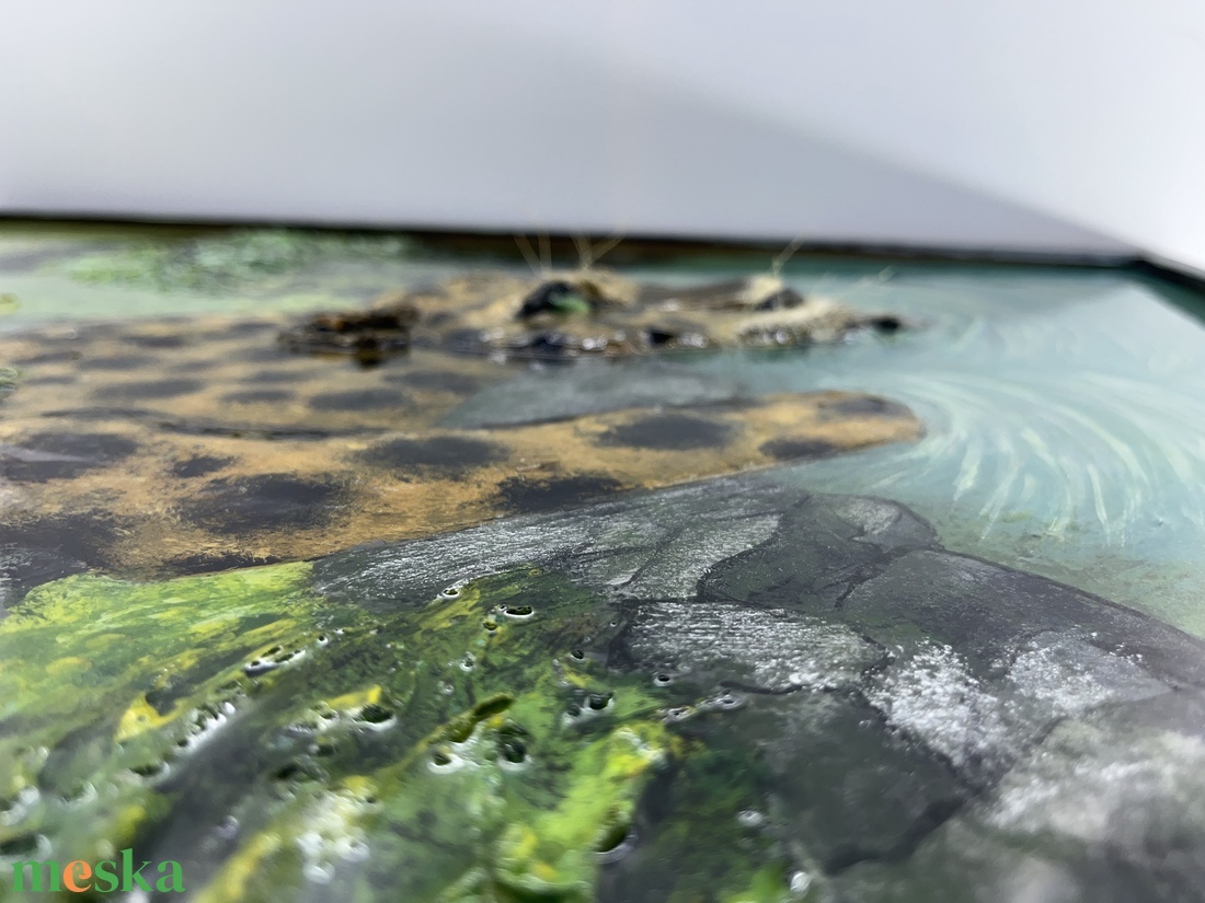 3D-s dzsungel képe - művészet - festmény - festmény vegyes technika - Meska.hu