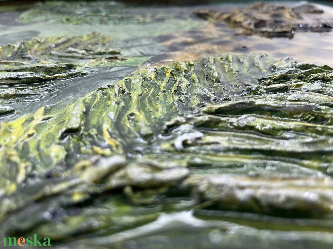 3D-s dzsungel képe - művészet - festmény - festmény vegyes technika - Meska.hu