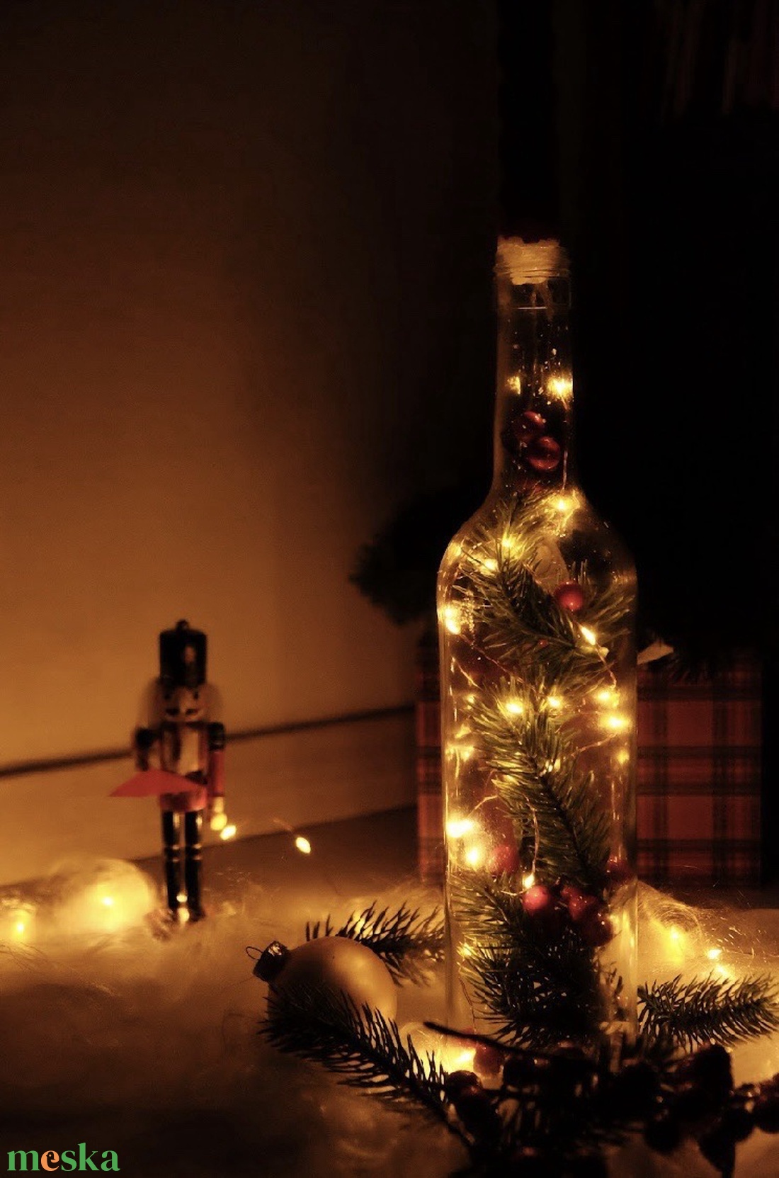 Karácsonyi asztaldísz - karácsony - adventi díszek - adventi asztaldísz - Meska.hu