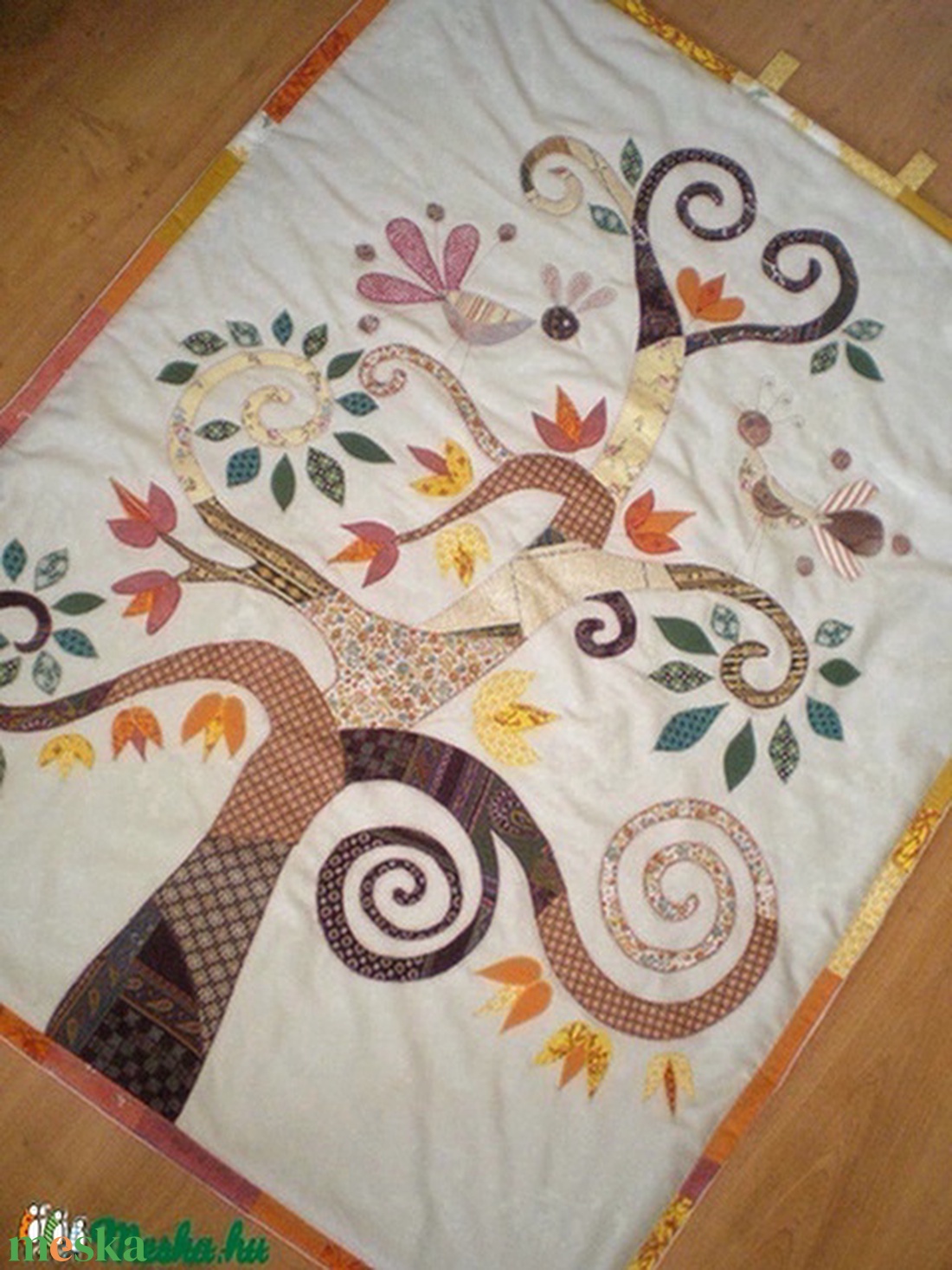 Életfás falikép 120 x 150 cm - művészet - textilkép - egyéb - Meska.hu