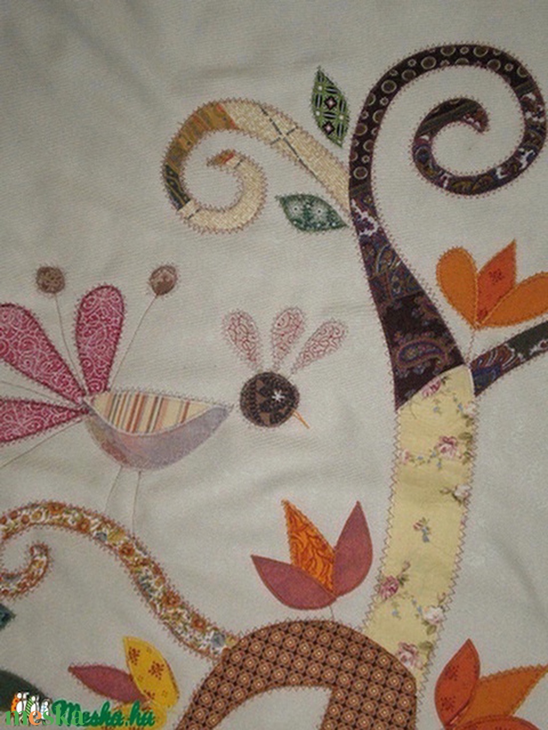 Életfás falikép 120 x 150 cm - művészet - textilkép - egyéb - Meska.hu