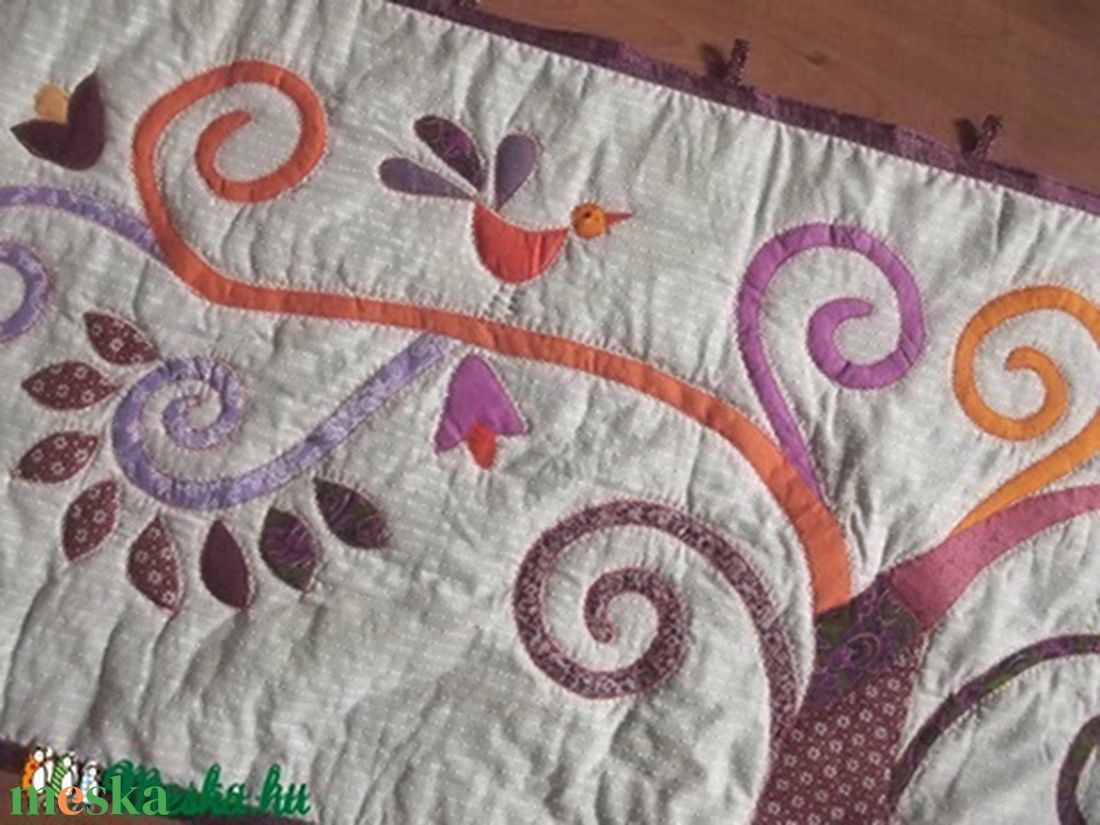 Indásmadaras falikép (200x70) - - Meska.hu Indásmadaras falikép (200x70) - - Meska.hu