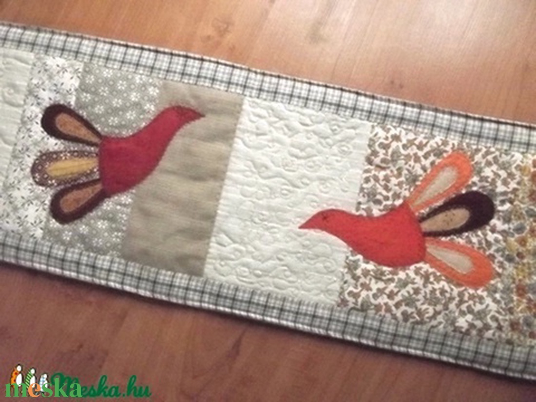 Madaras falikép vagy asztali futó 85 x 25 cm - otthon & életmód - lakástextil - falvédő - Meska.hu Madaras falikép vagy asztali futó 85 x 25 cm - otthon & életmód - lakástextil - falvédő - Meska.hu