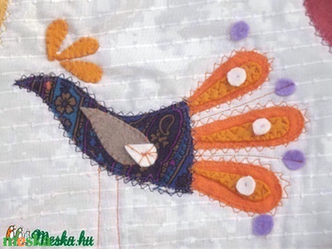 Indásmadaras falikép 200x70 cm - otthon & életmód - Meska.hu