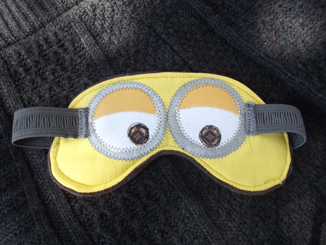 Minionos szemmaszk (alvómaszk) -  - Meska.hu
