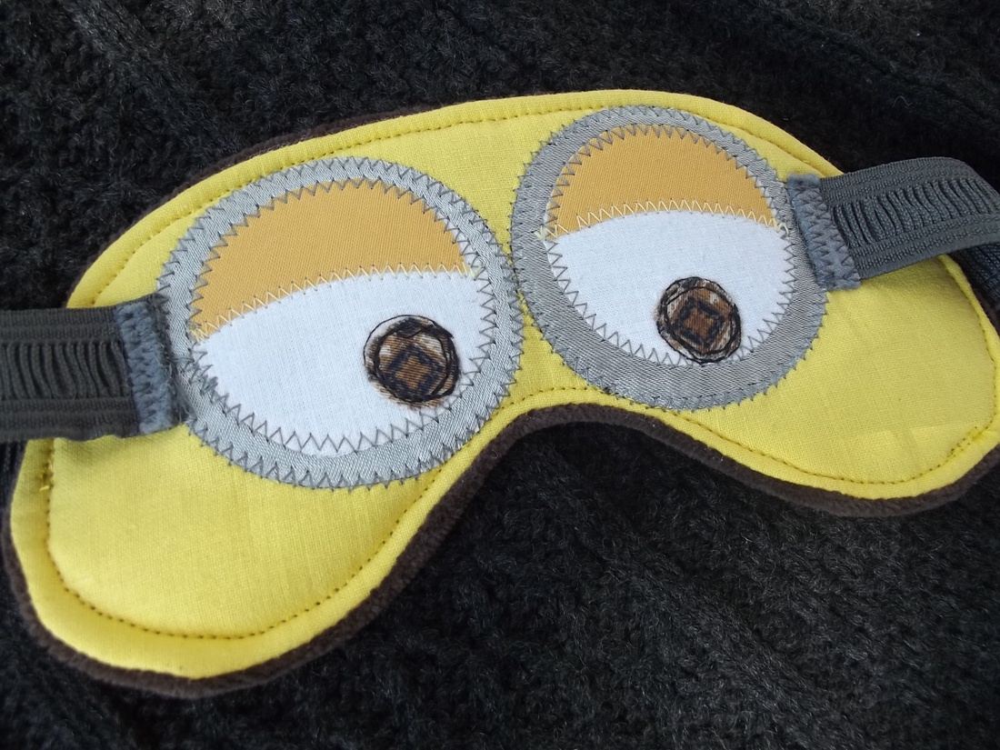 Minionos szemmaszk (alvómaszk) -  - Meska.hu