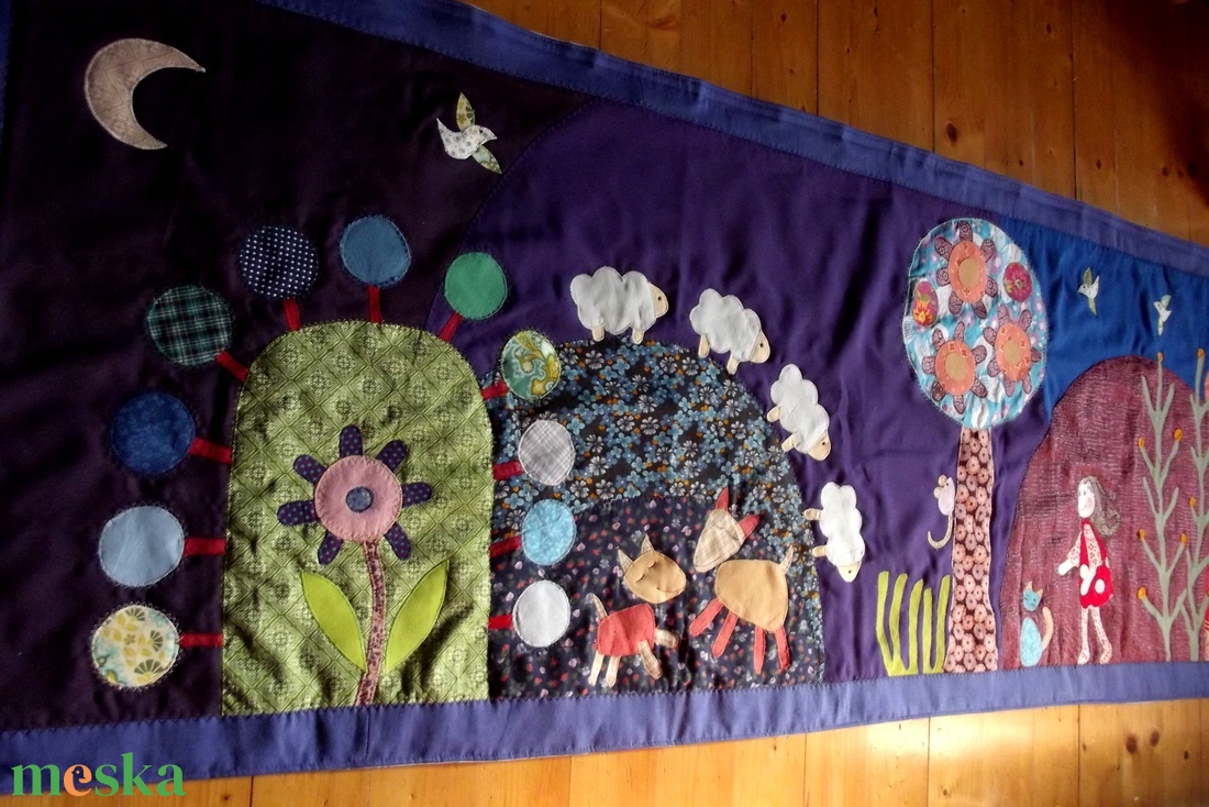 Manós falikép 160 x 70 cm - otthon & életmód - babaszoba, gyerekszoba - falvédő gyerekszobába - Meska.hu Manós falikép 160 x 70 cm - otthon & életmód - babaszoba, gyerekszoba - falvédő gyerekszobába - Meska.hu