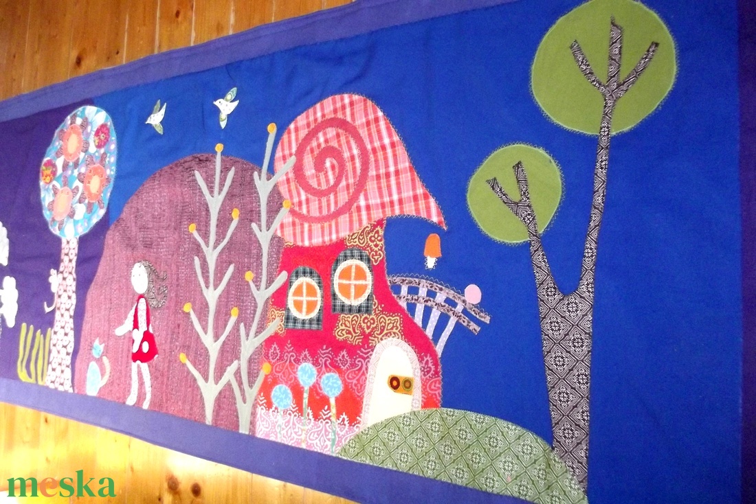 Manós falikép 160 x 70 cm - otthon & életmód - babaszoba, gyerekszoba - falvédő gyerekszobába - Meska.hu Manós falikép 160 x 70 cm - otthon & életmód - babaszoba, gyerekszoba - falvédő gyerekszobába - Meska.hu