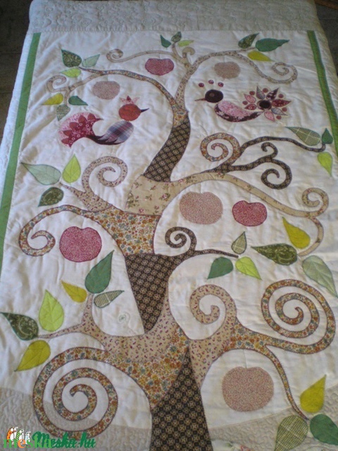 Életfás ágytakaró 240 x 220 cm - otthon & életmód - lakástextil - ágytakaró - Meska.hu Életfás ágytakaró 240 x 220 cm - otthon & életmód - lakástextil - ágytakaró - Meska.hu