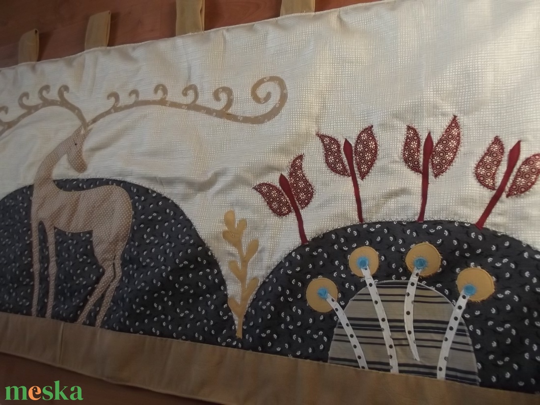 Falvédő szarvassal 200 x 70 cm - - Meska.hu Falvédő szarvassal 200 x 70 cm - - Meska.hu