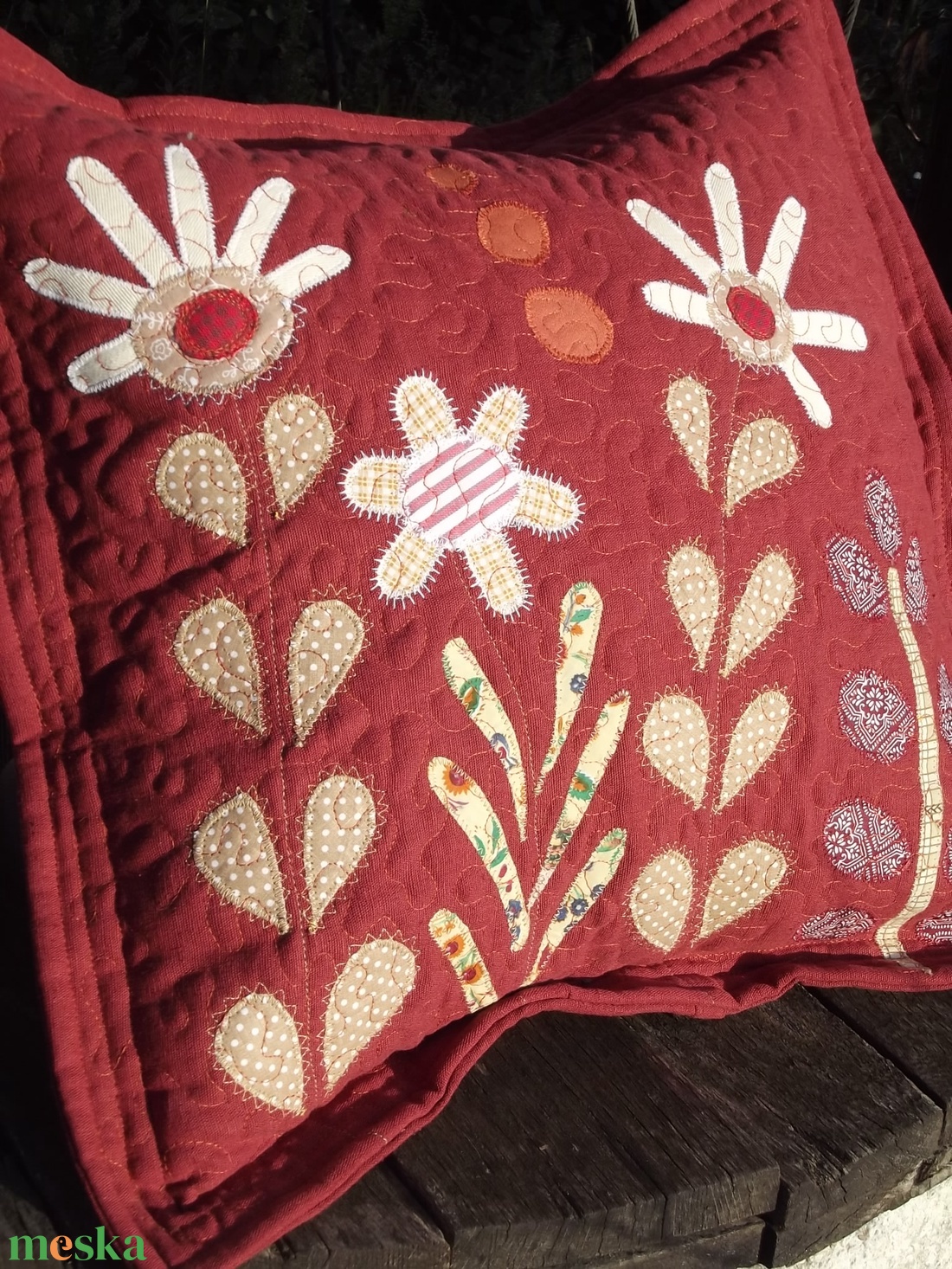 Virágos párna 50x50 cm - otthon & életmód - lakástextil - párna & párnahuzat - Meska.hu Virágos párna 50x50 cm - otthon & életmód - lakástextil - párna & párnahuzat - Meska.hu