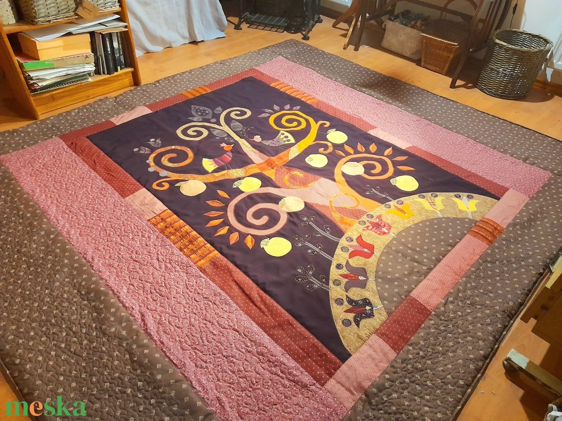 Életfás ágytakaró 240 x 220 cm - otthon & életmód - lakástextil - ágytakaró - Meska.hu Életfás ágytakaró 240 x 220 cm - otthon & életmód - lakástextil - ágytakaró - Meska.hu