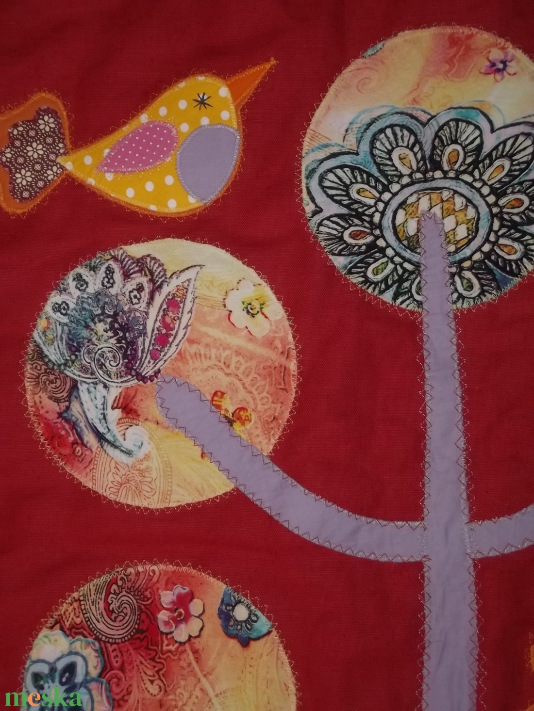 Életfás ágytakaró egyszemélyes ágyra, 120 x 200 cm - otthon & életmód - lakástextil - ágytakaró - Meska.hu