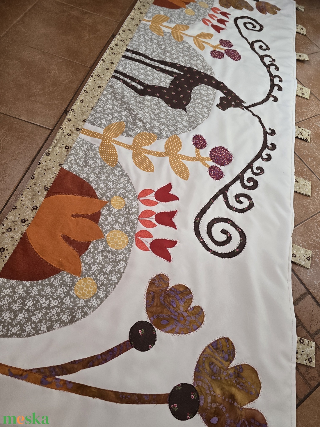 Falvédő szarvassal 200 x 70 cm - otthon & életmód - lakástextil - falvédő - Meska.hu Falvédő szarvassal 200 x 70 cm - otthon & életmód - lakástextil - falvédő - Meska.hu