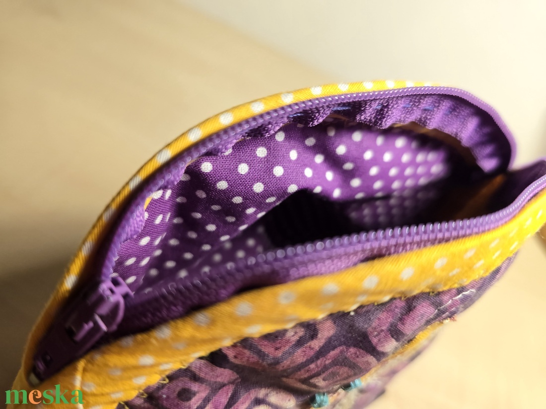 Szitakötős, batikolt mintás neszesszer - táska & tok - neszesszer - Meska.hu