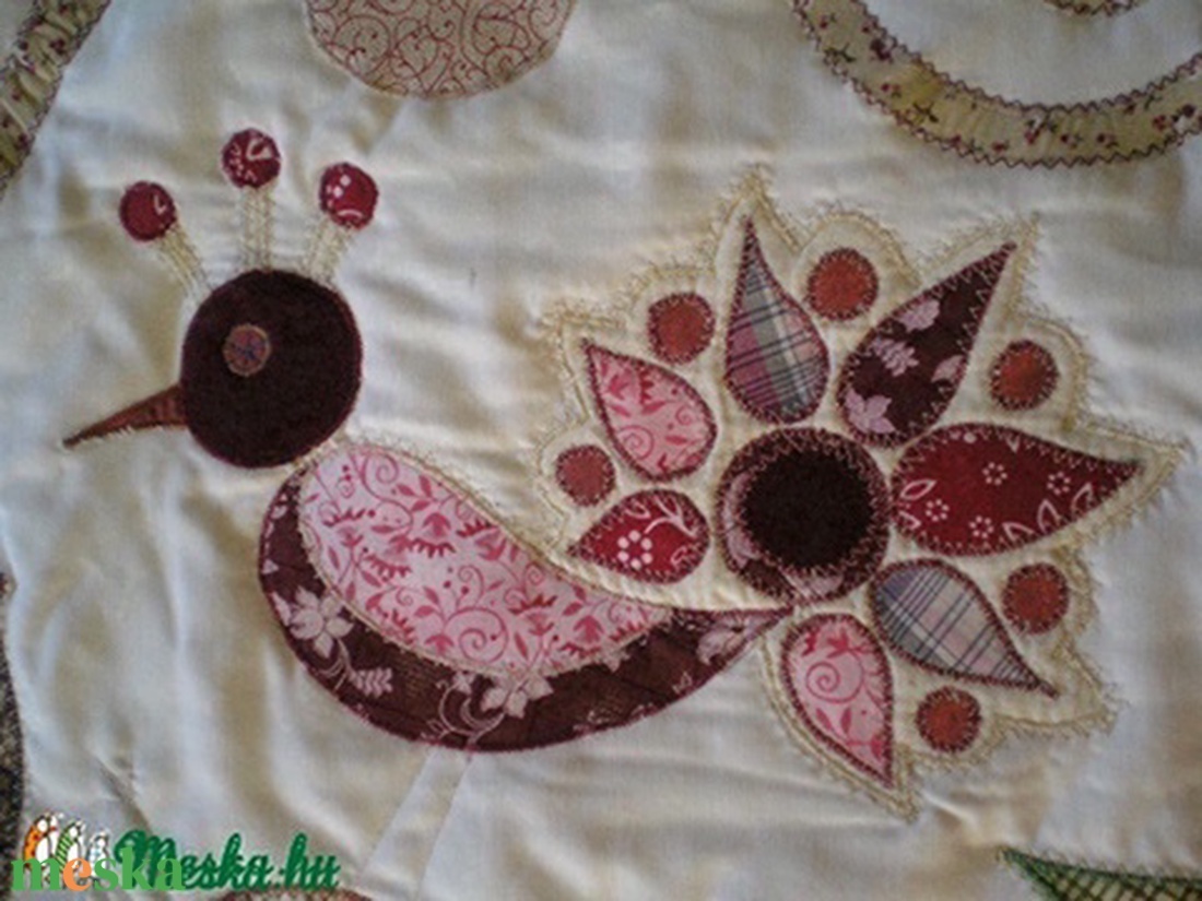 Életfás ágytakaró egyszemélyes ágyra -  - Meska.hu