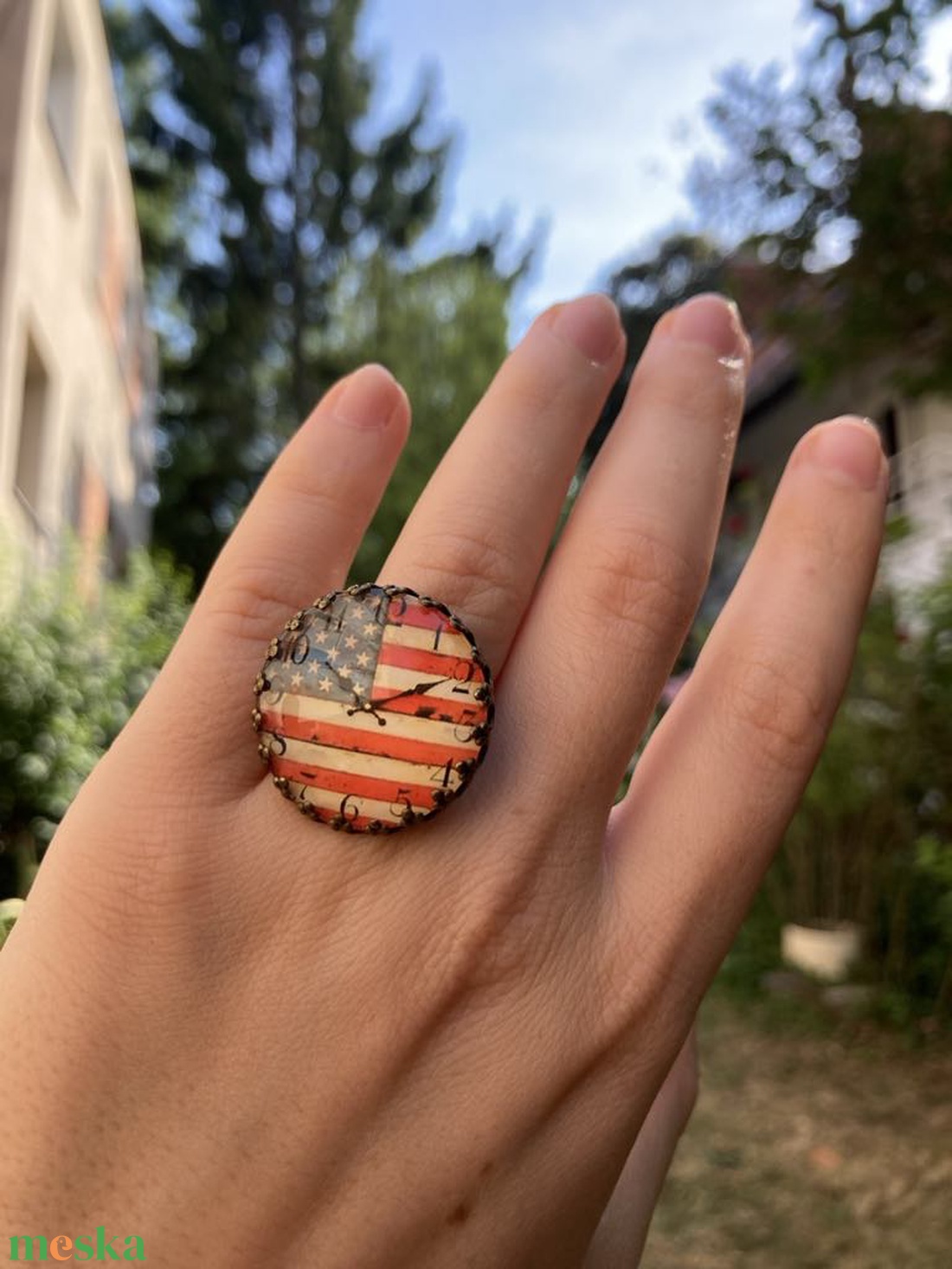 Nagy retro stílusú amcsi gyűrű - ékszer - gyűrű - üveglencsés gyűrű - Meska.hu Nagy retro stílusú amcsi gyűrű - ékszer - gyűrű - üveglencsés gyűrű - Meska.hu