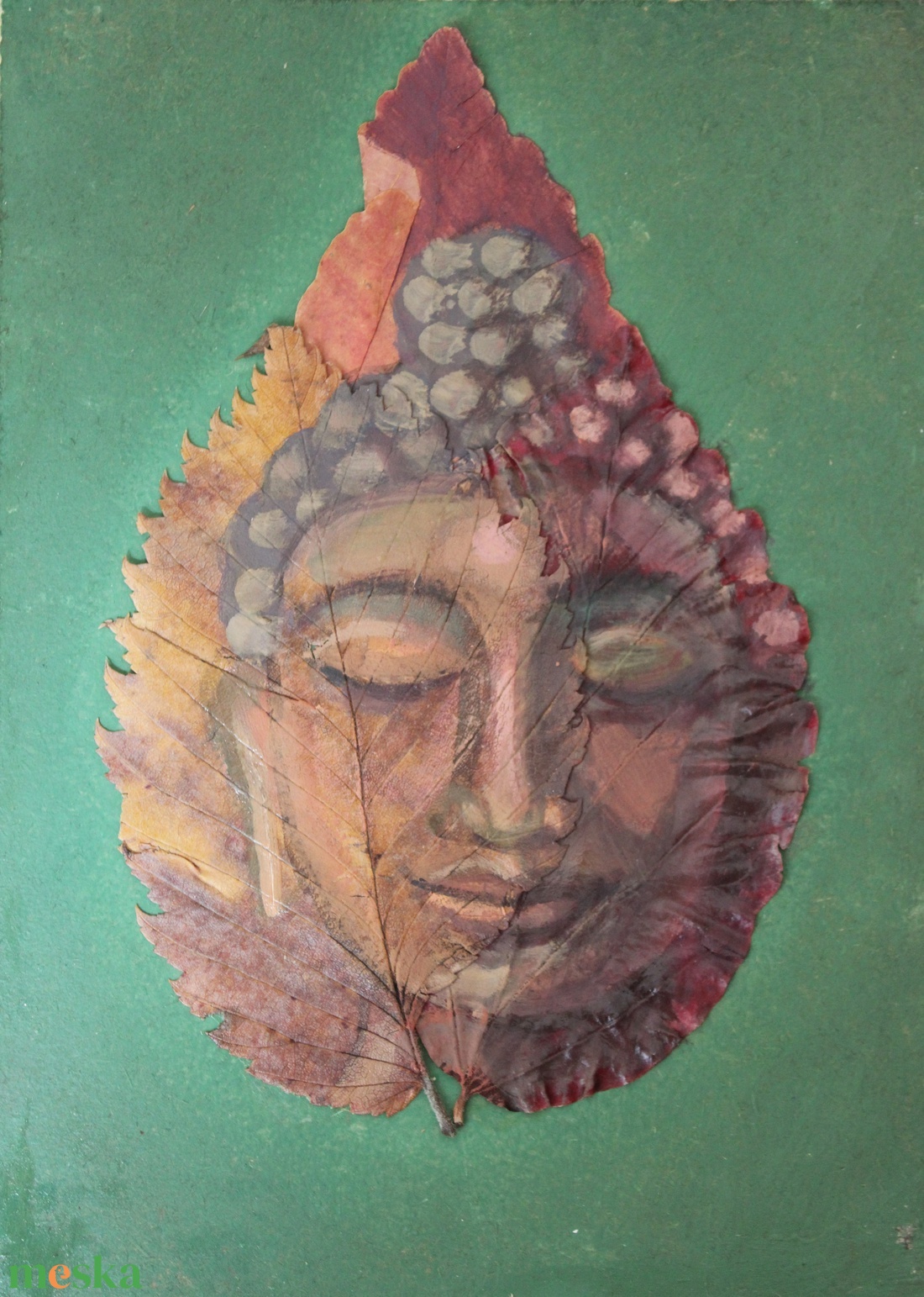 Buddha levélen - művészet - festmény - olajfestmény - Meska.hu Buddha levélen - művészet - festmény - olajfestmény - Meska.hu