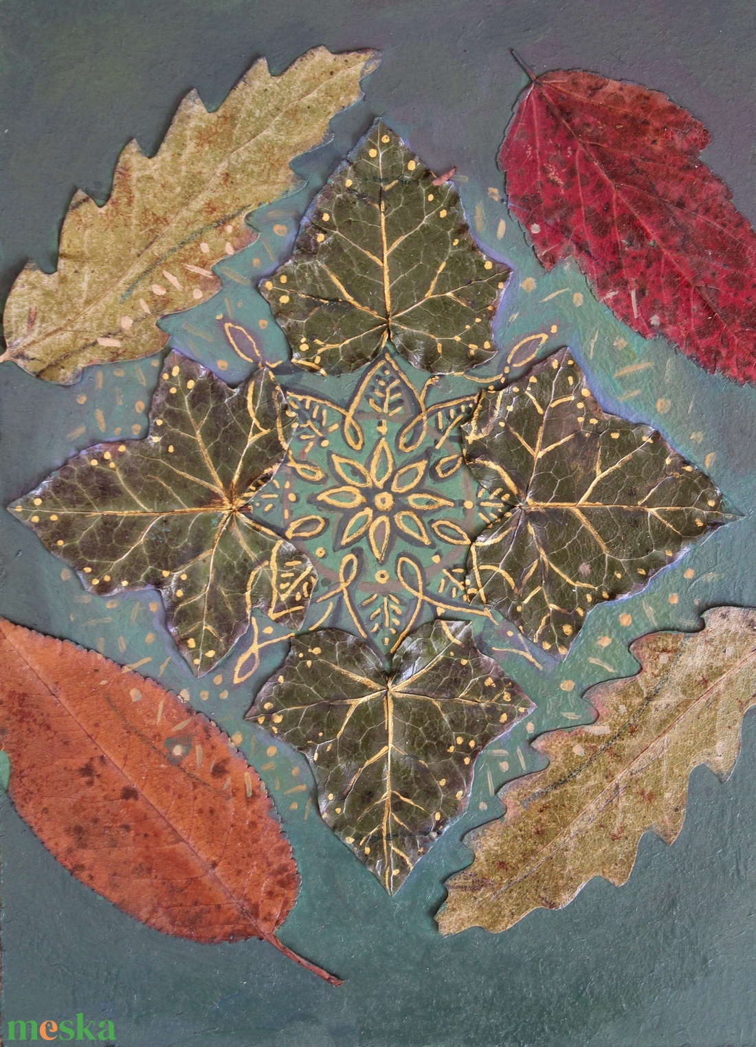 falevél mandala 4 - otthon & életmód - dekoráció - spiritualitás - mandala - Meska.hu falevél mandala 4 - otthon & életmód - dekoráció - spiritualitás - mandala - Meska.hu