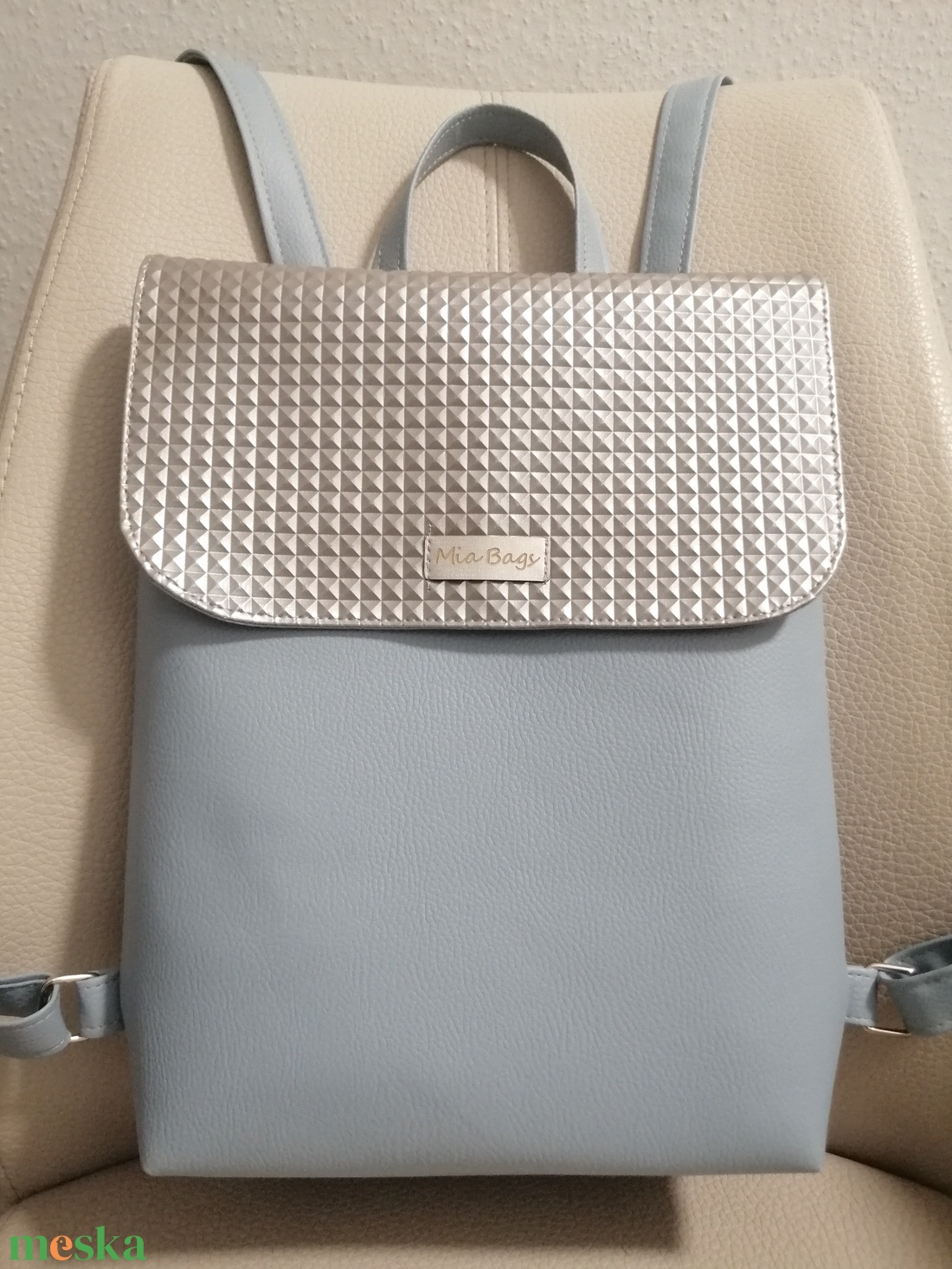 Babakék hátitáska - táska & tok - hátizsák - hátizsák - Meska.hu