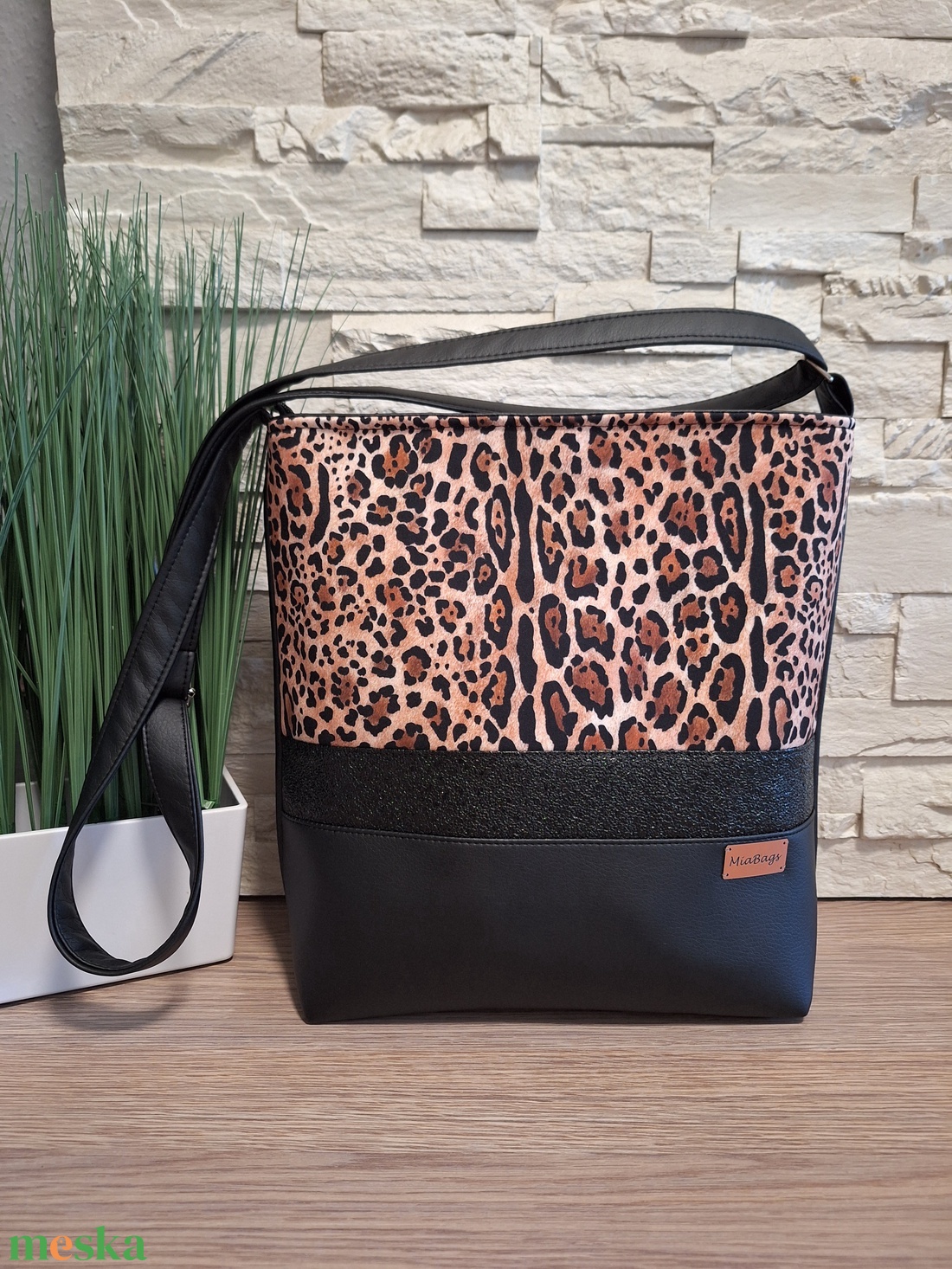 Ocelott mintás crossbody - táska & tok - kézitáska & válltáska - válltáska - Meska.hu