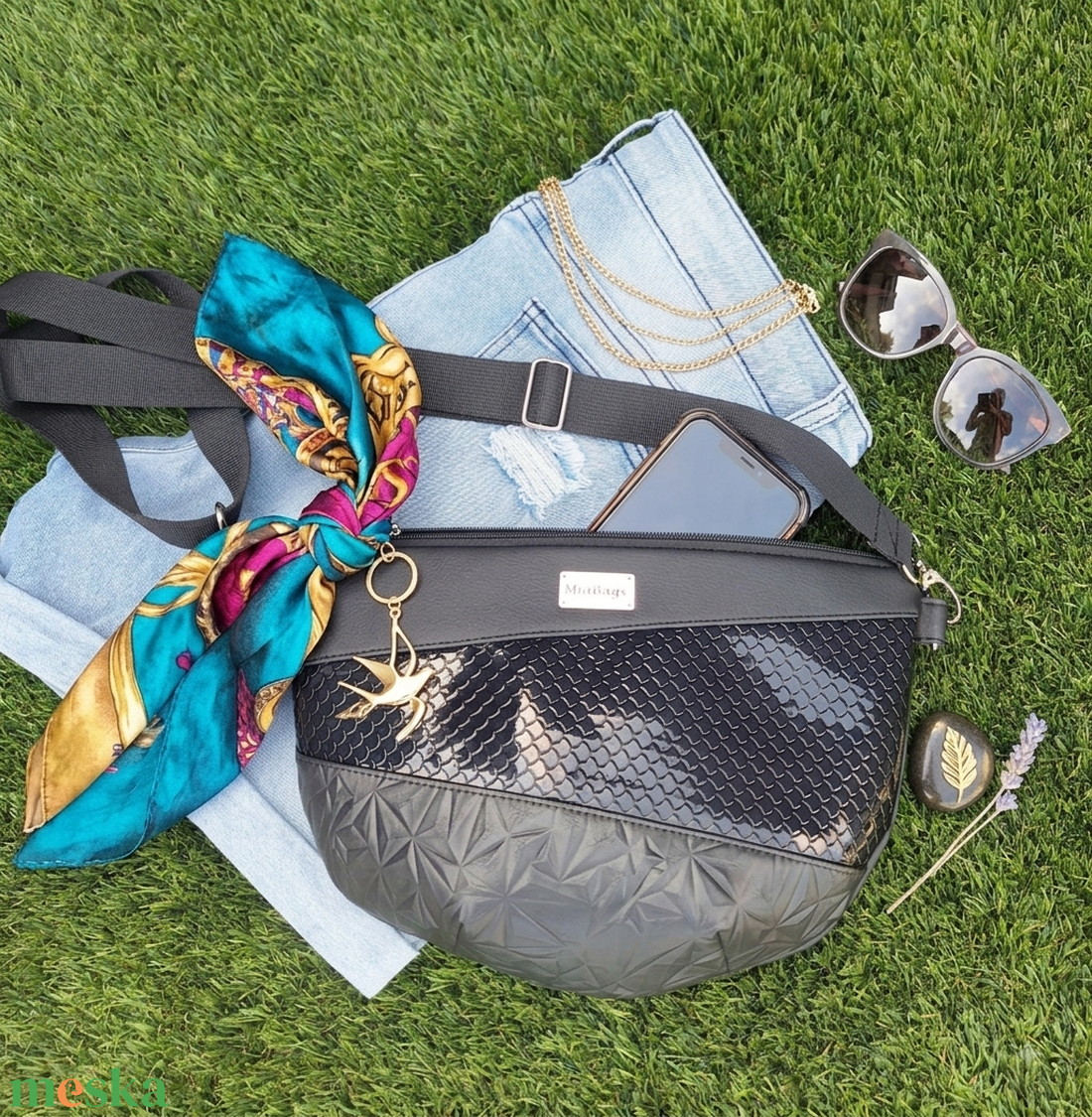 Miabags crossbody  - táska & tok - övtáska - Meska.hu