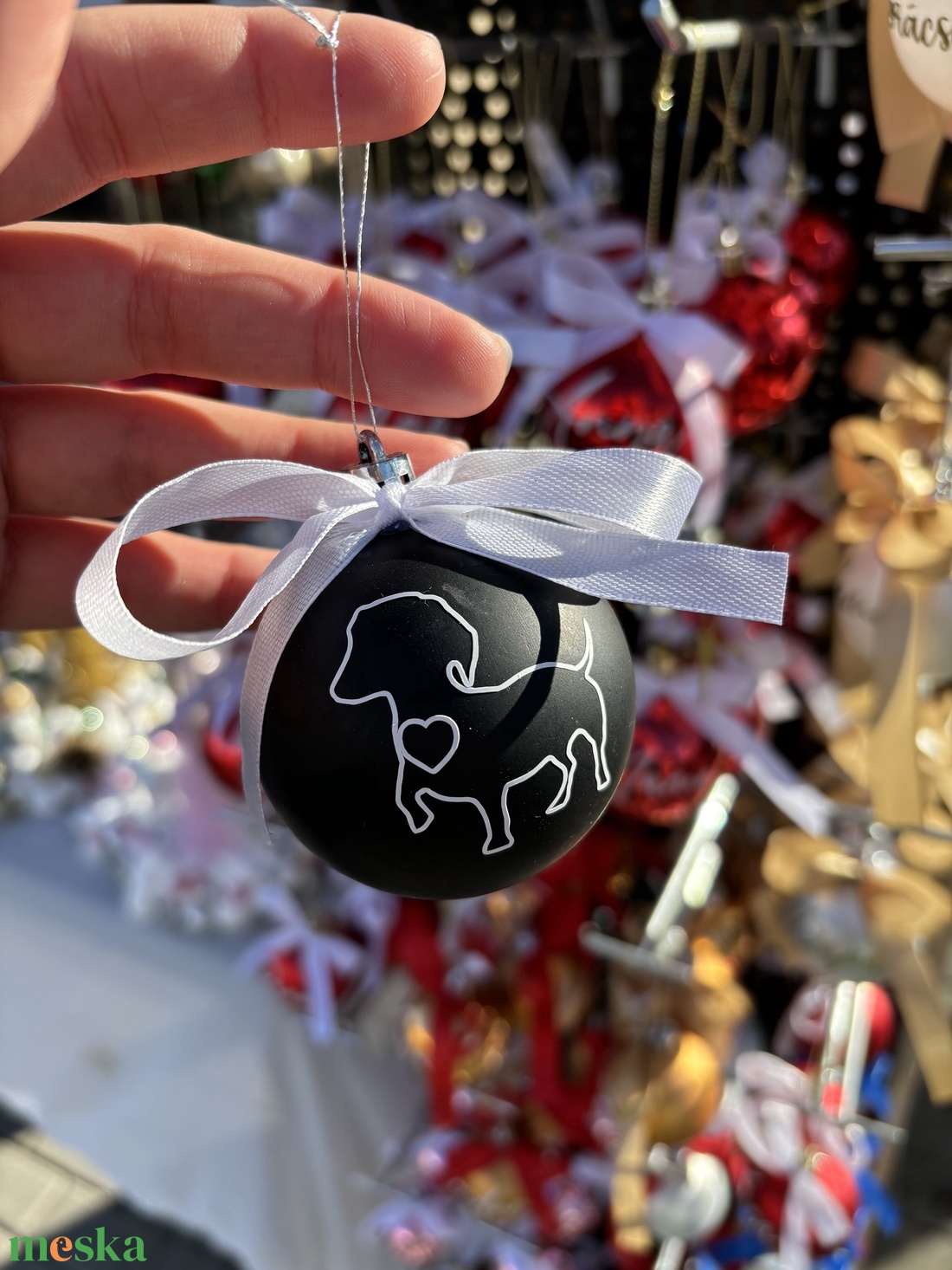 Egyedi karácsonyi gömb - karácsony - karácsonyi lakásdekoráció - ünnepi asztaldekoráció - Meska.hu