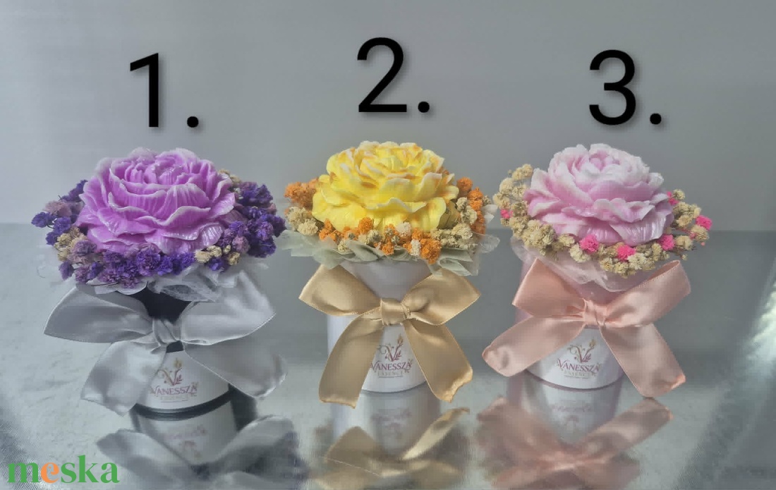 Bazsarózsa szója illatviasz box - otthon & életmód - gyertya, illat, aroma - illatviasz - Meska.hu