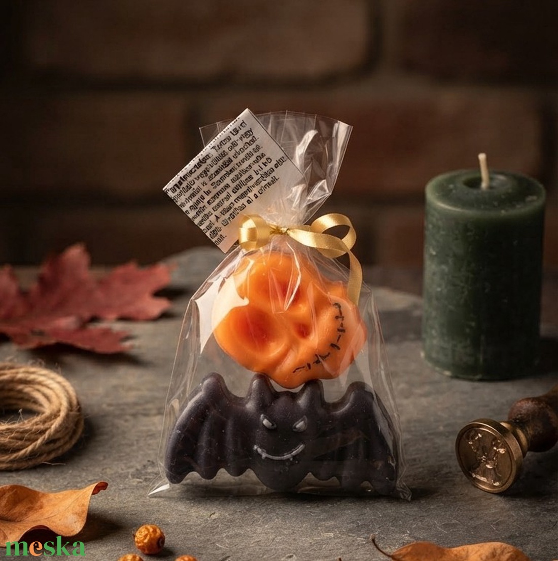 ��� Kézműves Halloween-i Szójaviasz Dekorációk ��� - otthon & életmód - gyertya, illat, aroma - párologtató - Meska.hu