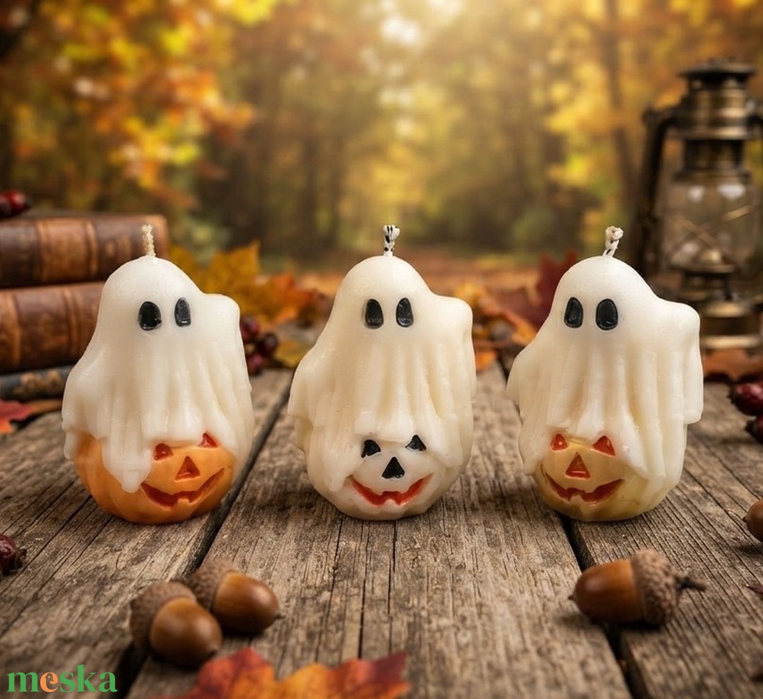 ��� Kézműves Halloween-i Szójaviasz gyertya ��� - otthon & életmód - gyertya, illat, aroma - gyertya - Meska.hu