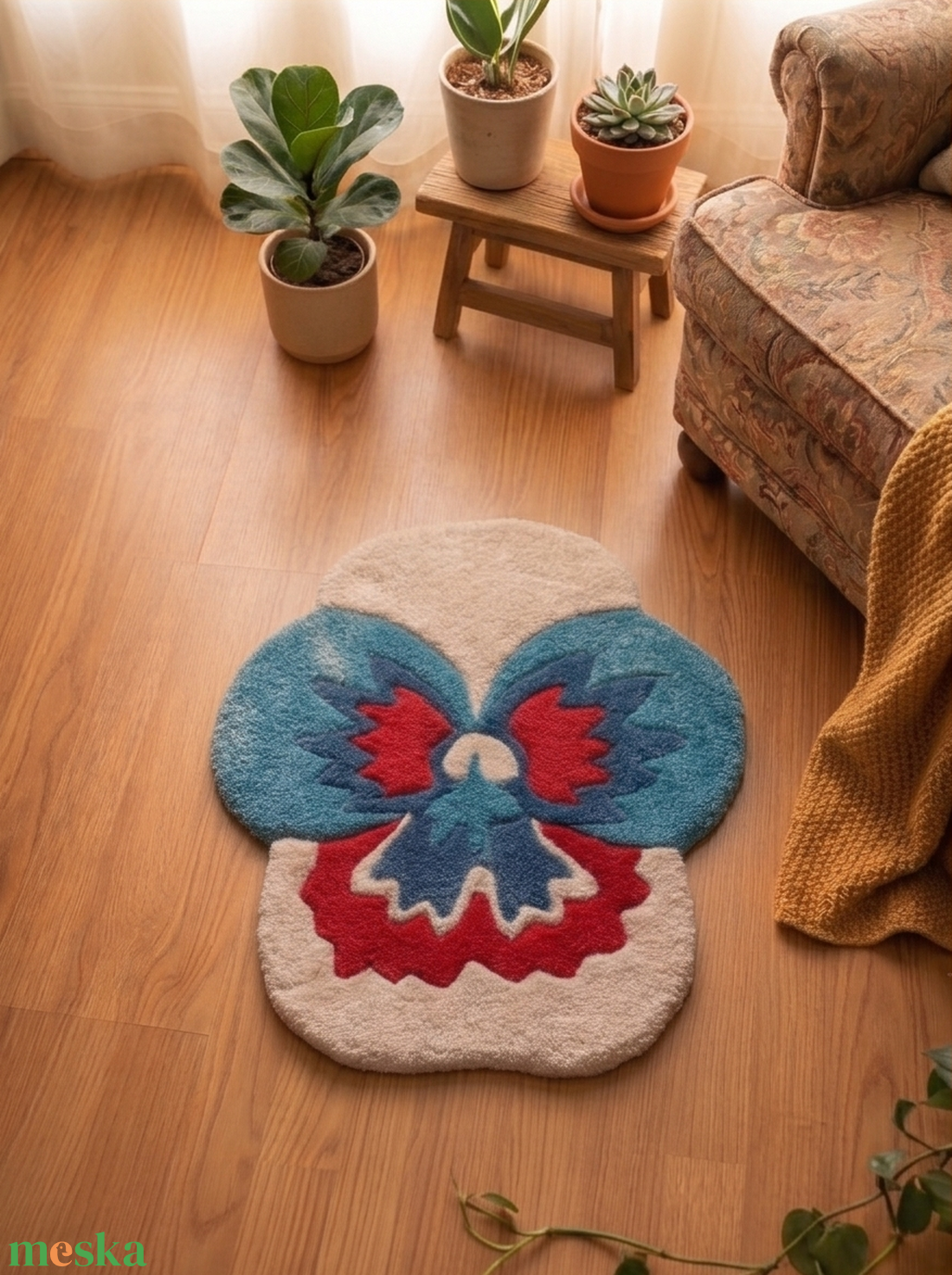 Árvácska tufting rug - otthon & életmód - lakástextil - szőnyeg - más típusú szőnyeg - Meska.hu