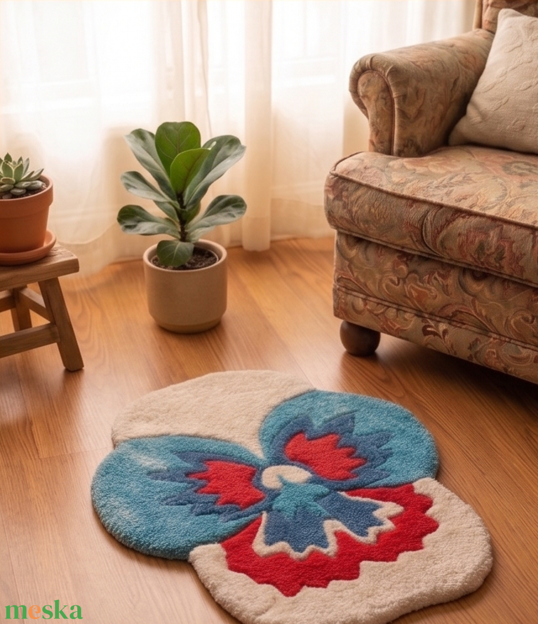 Árvácska tufting rug - otthon & életmód - lakástextil - szőnyeg - más típusú szőnyeg - Meska.hu