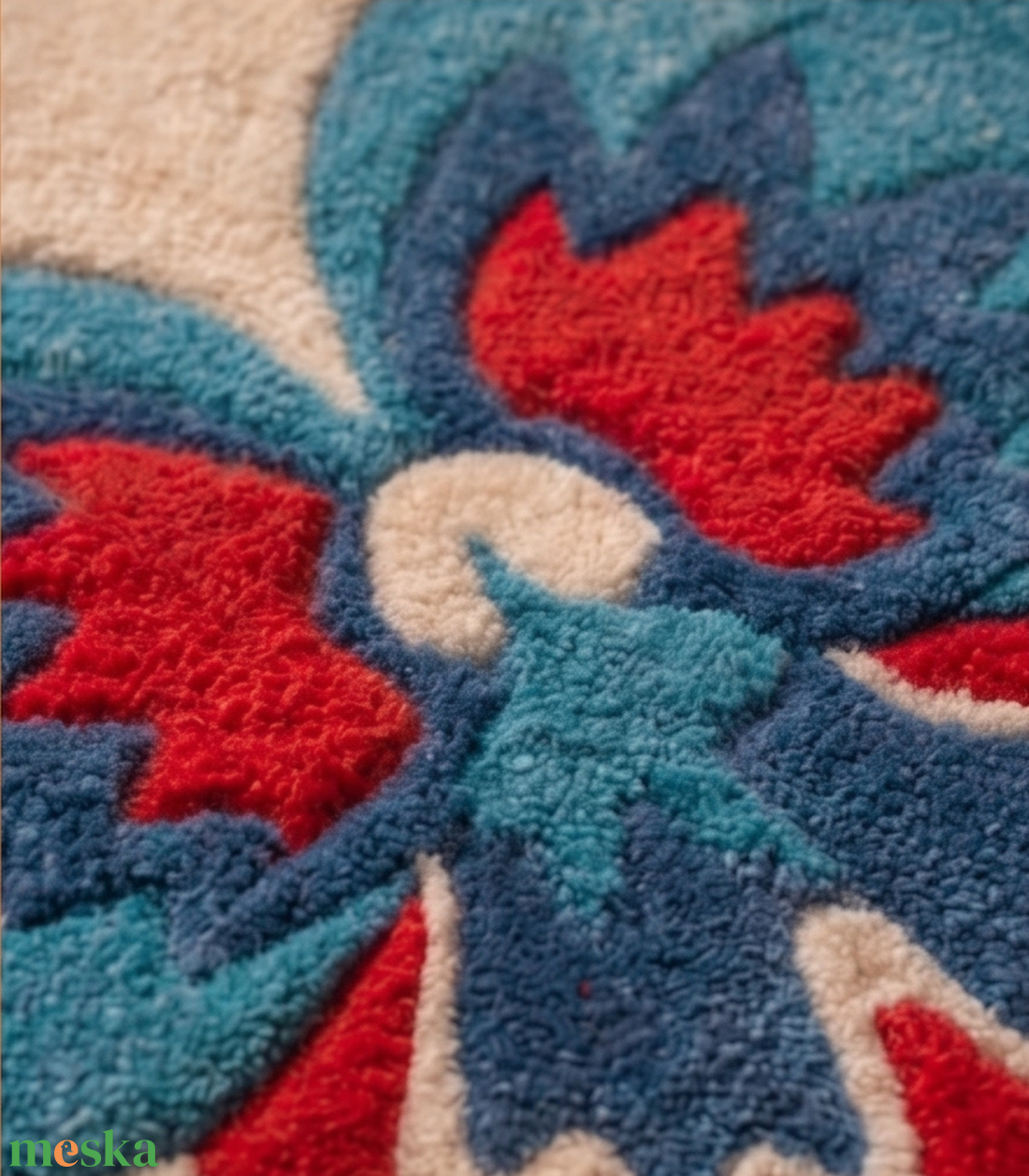 Árvácska tufting rug - otthon & életmód - lakástextil - szőnyeg - más típusú szőnyeg - Meska.hu