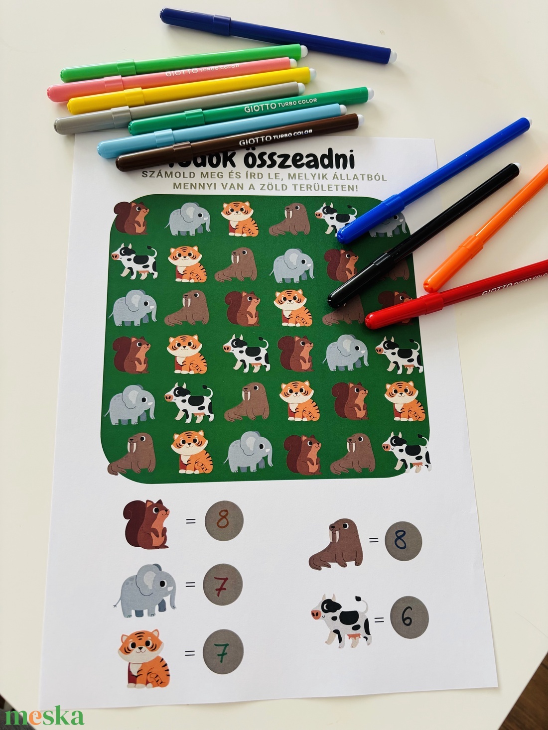 Nyomtatható foglalkoztató füzet -  - Meska.hu
