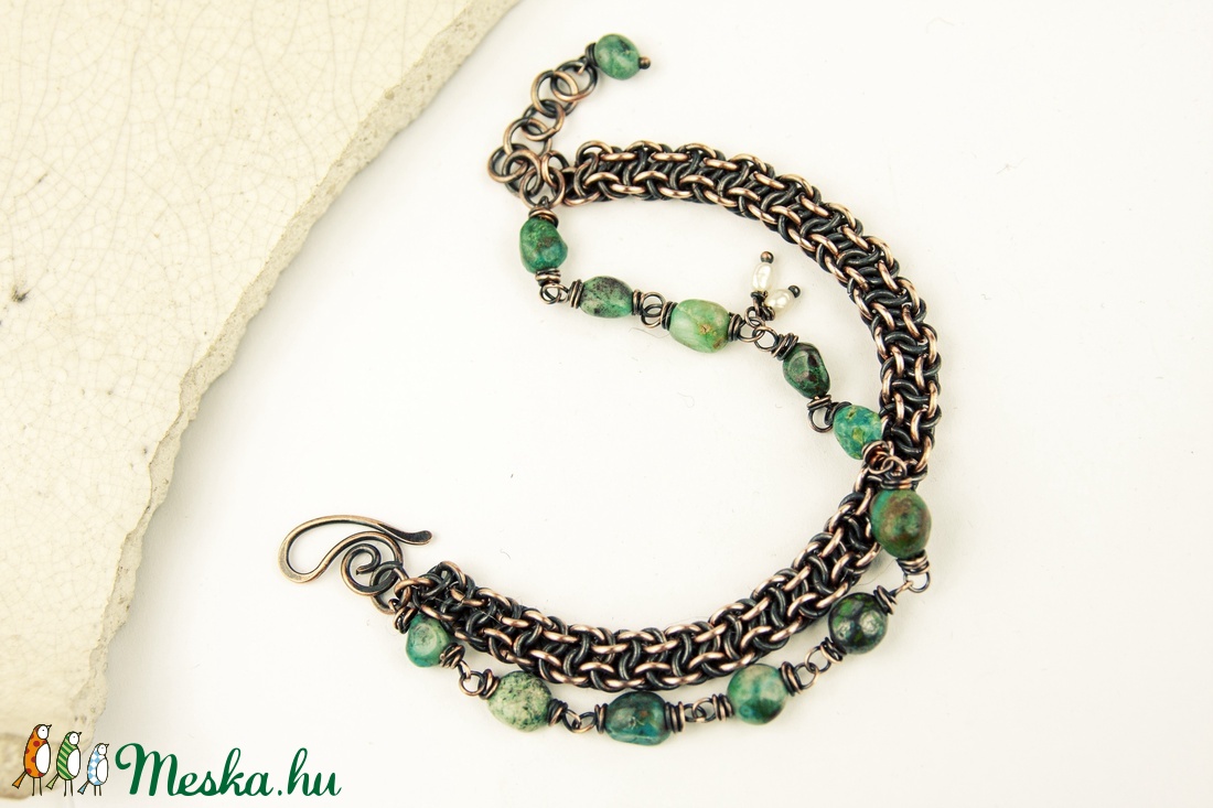 vipera berus - chainmaille karkötő krizokollával - - Meska.hu vipera berus - chainmaille karkötő krizokollával - - Meska.hu