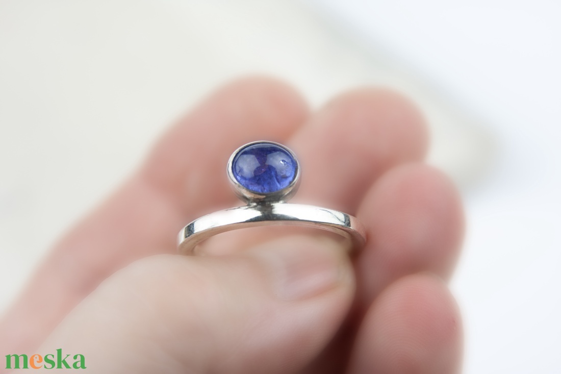 Hakuna matata - ezüst gyűrű tanzanittal - ékszer - gyűrű - vékony gyűrű - Meska.hu Hakuna matata - ezüst gyűrű tanzanittal - ékszer - gyűrű - vékony gyűrű - Meska.hu