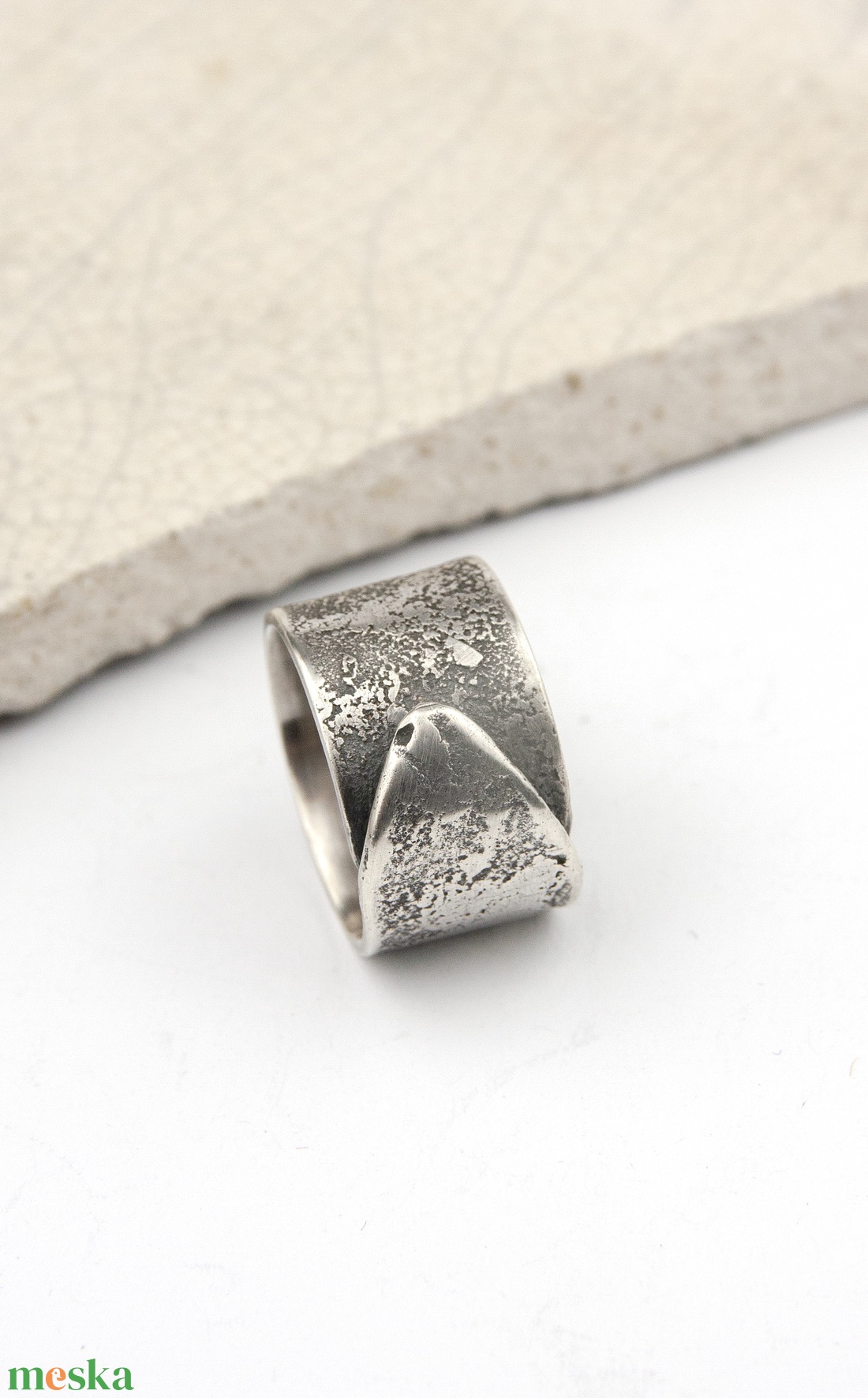 Rusty - ezüst gyűrű  - ékszer - gyűrű - statement gyűrű - Meska.hu