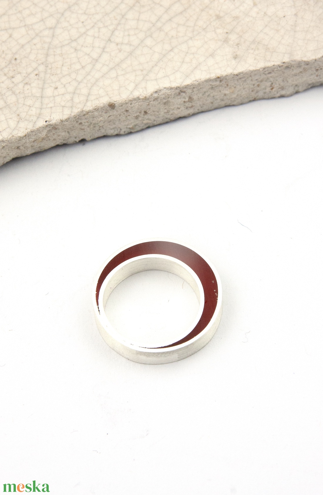 Vérvonal - ezüst gyűrű - ékszer - gyűrű - kerek gyűrű - Meska.hu