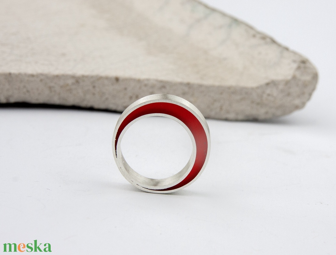 Vérvonal - ezüst gyűrű - ékszer - gyűrű - kerek gyűrű - Meska.hu
