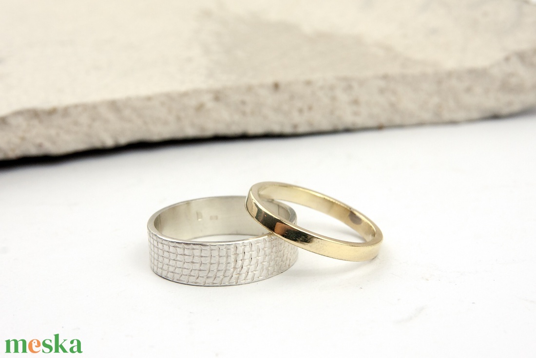 Szintézis - ezüst gyűrű - ékszer - gyűrű - kerek gyűrű - Meska.hu