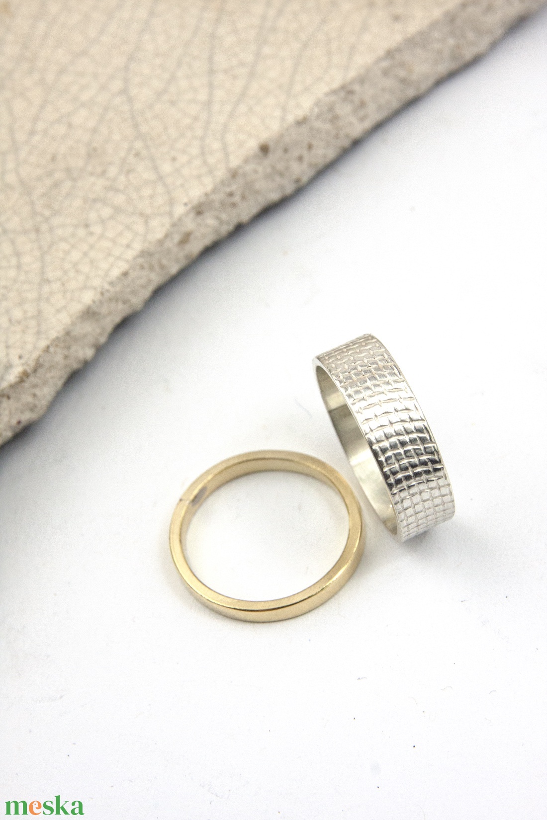 Szintézis - ezüst gyűrű - ékszer - gyűrű - kerek gyűrű - Meska.hu