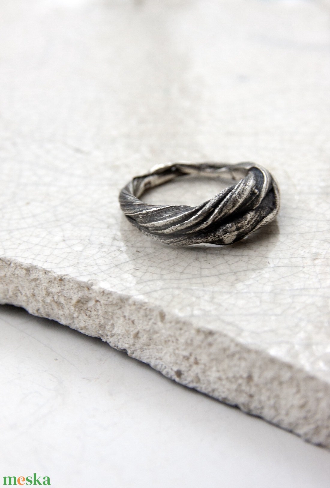 Sodrás - ezüst gyűrű - ékszer - gyűrű - kerek gyűrű - Meska.hu
